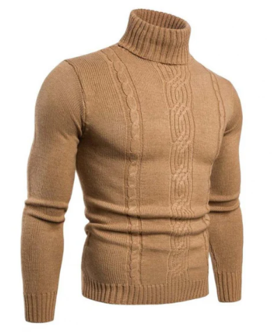 Pull Homme Col Roulé Chaud et Confortable Hiver - PanierRoyale