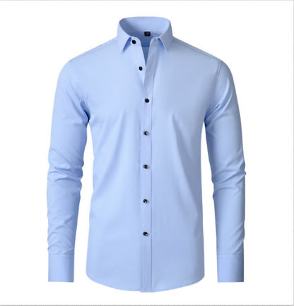 Chemise Alexander à Manches Longues Stretch Confortable