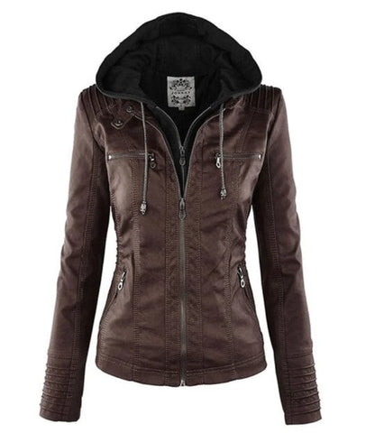 Blouson Court Femme Printemps Élégant - PanierRoyale