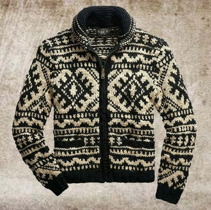 Veste Hiver Homme Laine Chaude et Confortable
