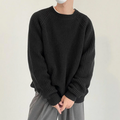 Pull Homme Hiver Chaud à Col Rond