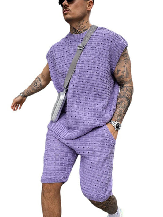 Ensemble Homme Tricot Décontracté Été - BerlinGlamour