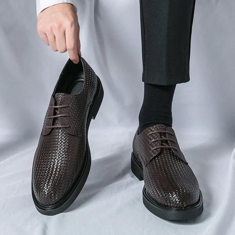 Richelieu Cuir Homme Élégant et Confortable