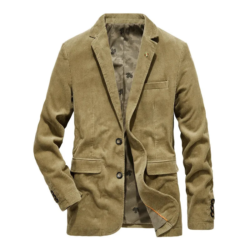Blazer Homme Brun Classique Élégant