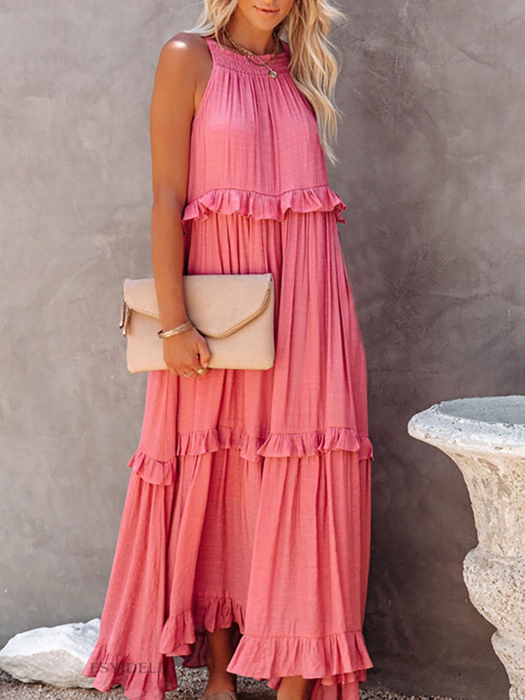 Robe Printemps Femme Élégante et Colorée