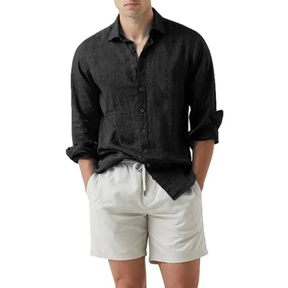 Chemise Homme Lin et Coton pour Été
