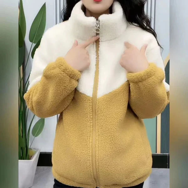 Veste Hiver Élégante avec Capuche Amovible et Doublure Chaude - PanierRoyale