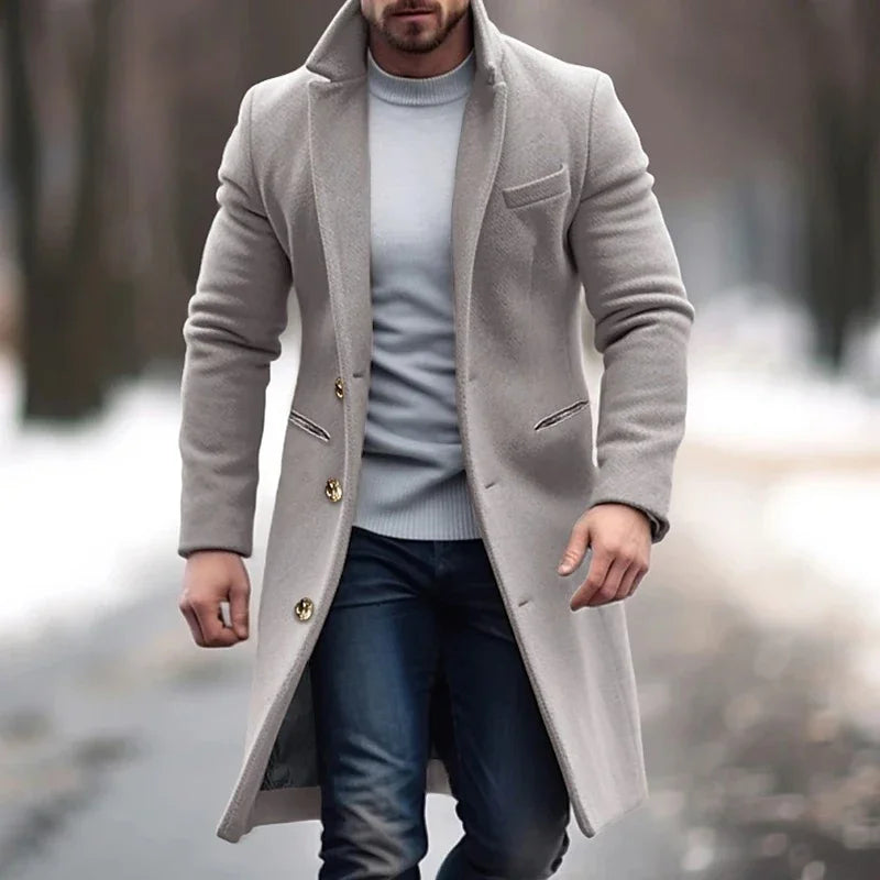 Manteau Homme Hiver en Laine Chaude et Élégant - BerlinGlamour