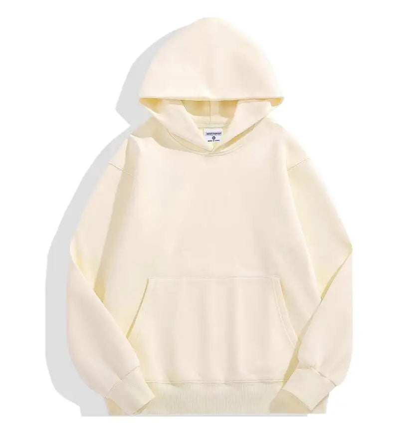 Sweat à Capuche Noir Unisexe avec Poche