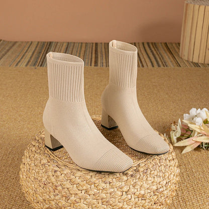 Bottines Femme Élégantes à Talon Haut Confortables pour Chaque Jour