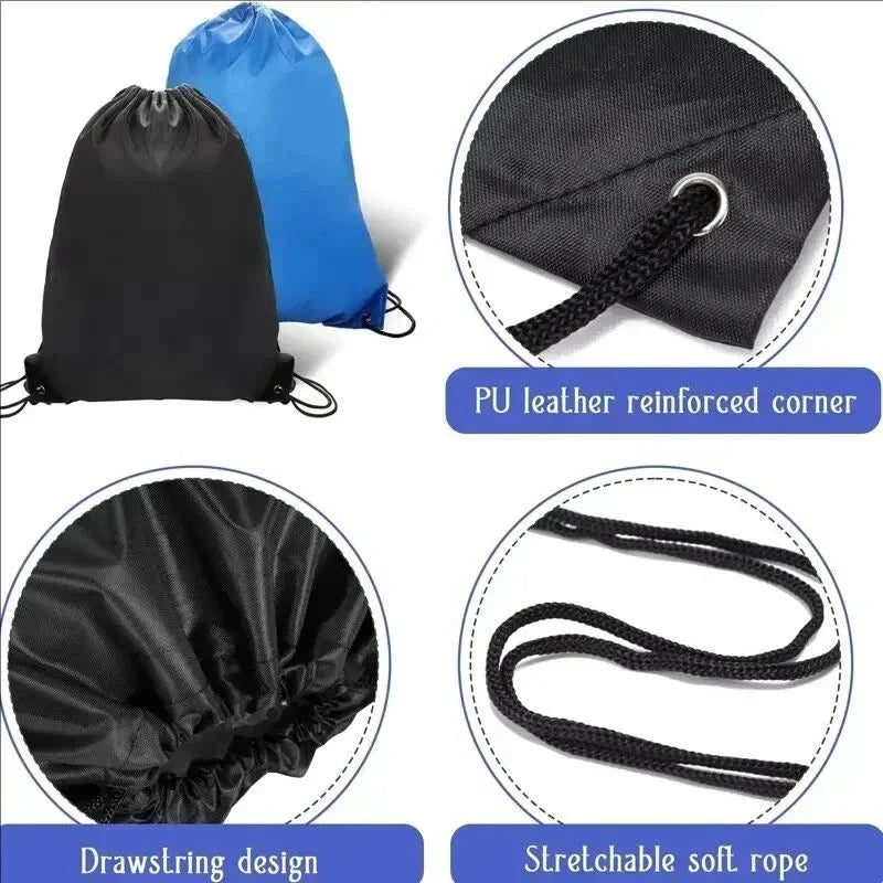 Sac à cordon Unisexe en Polyester Léger Sport et Voyage