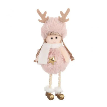 Poupée Enfant Ange Décoration de Noël En Bois