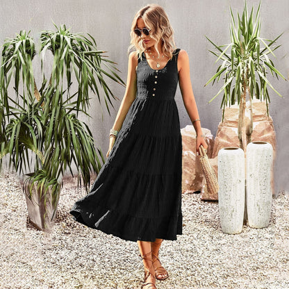 Robe de soirée femme élégante longue été