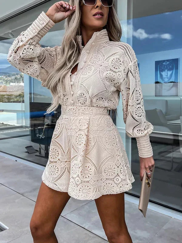 Robe Été Dentelle Léger et Élégant pour Femme
