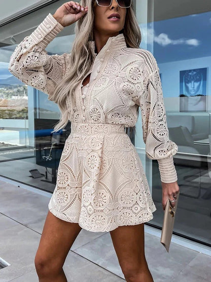 Ensemble Été Femme : Blouse Manches Courtes et Short Décontracté