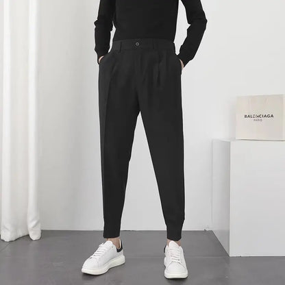 Pantalon Homme Plissé Élégant Moderne