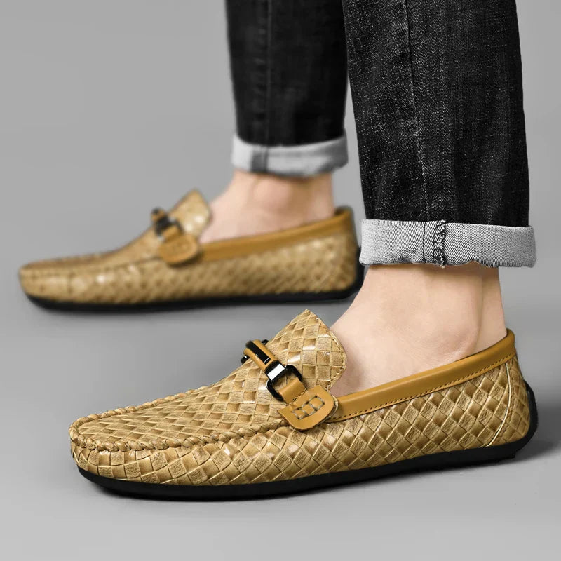 Mocassins Homme Cuir Élégant et Confortable