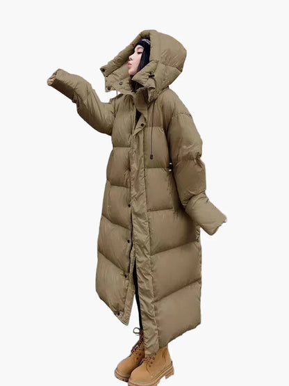 Manteau Hiver Oversized à Capuchon pour Femme