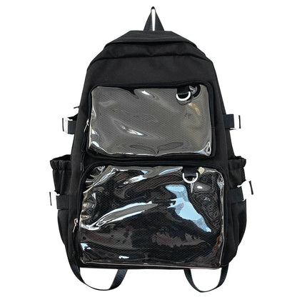 Sac à dos Femme Transparent Grande Capacité Multi-usage Voyage Sport