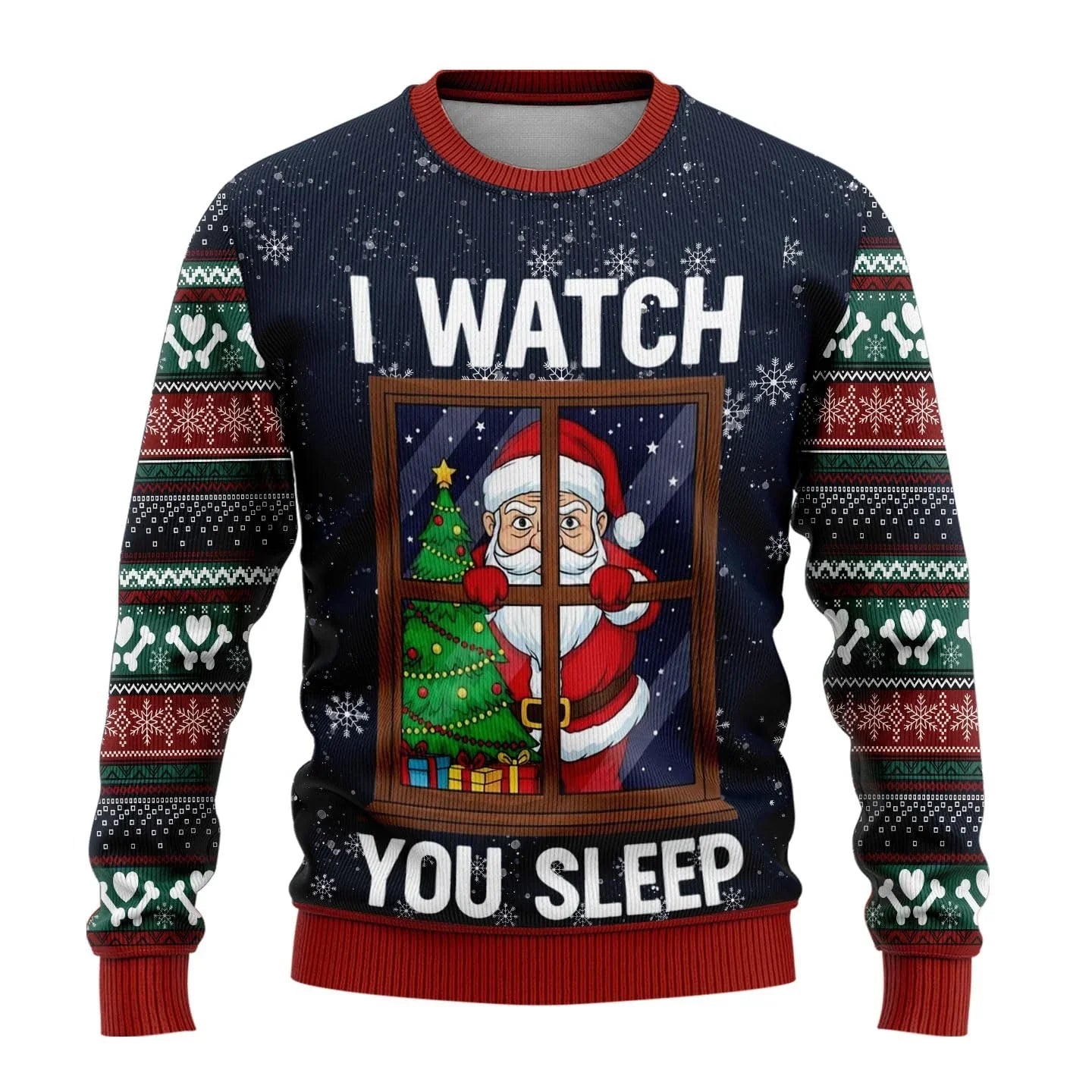 Pull Noël Homme avec Impressions de Bonhomme de Neige