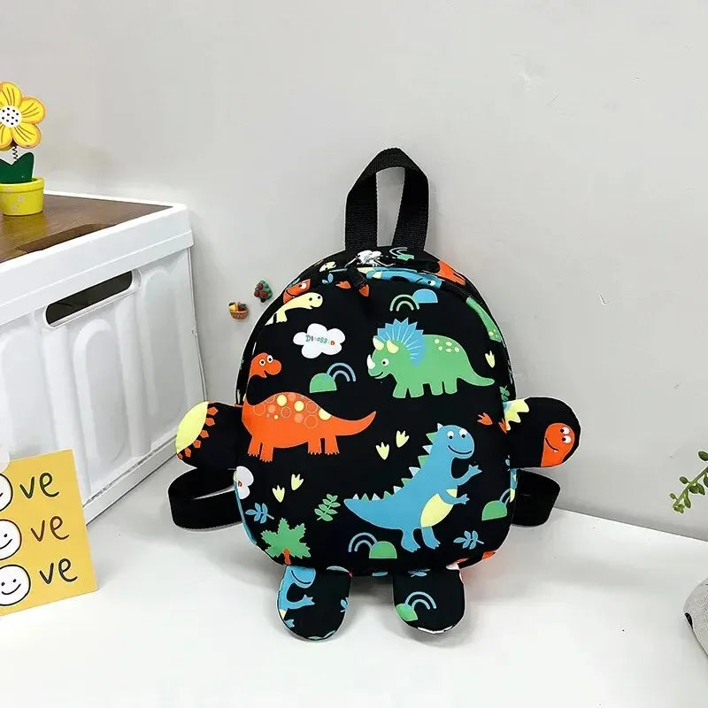 Sac à dos Enfant en Nylon Motif Dinosaure pour École Maternelle