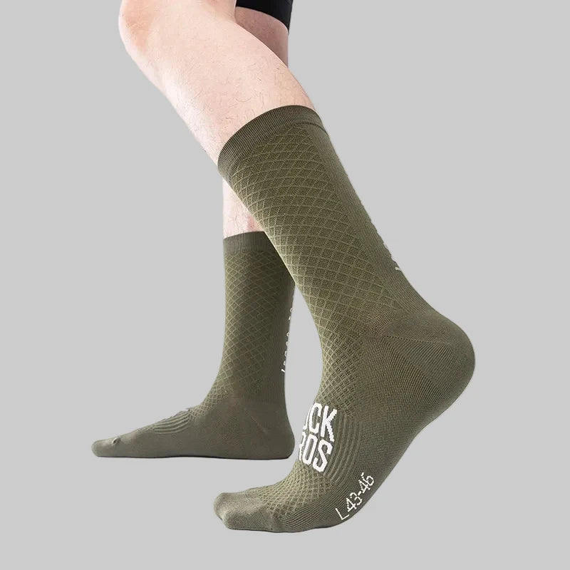 Lot Chaussettes Cyclisme Homme Respirantes Coupe Ajustée