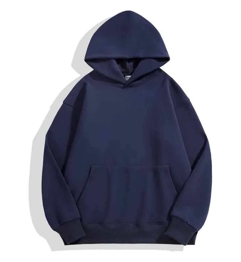 Sweat à Capuche Noir Unisexe avec Poche