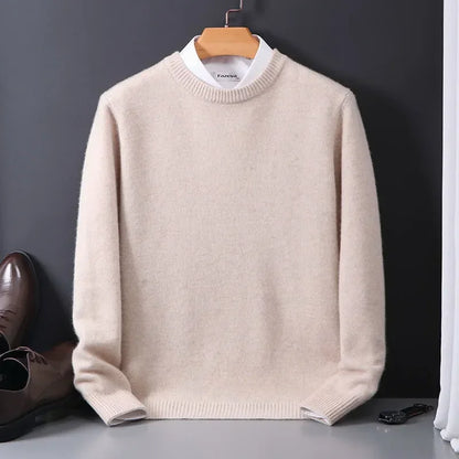 Pull En Cachemire À Manches Longues Pour Homme | Hiver