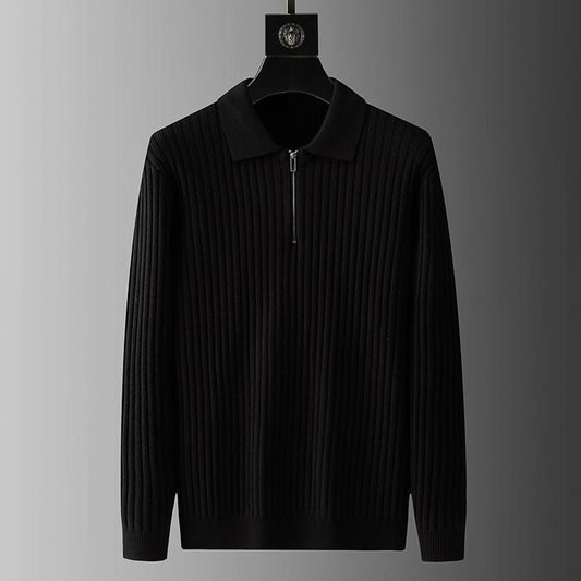 Pull Homme Col Polo Doux et Confortable - BerlinGlamour