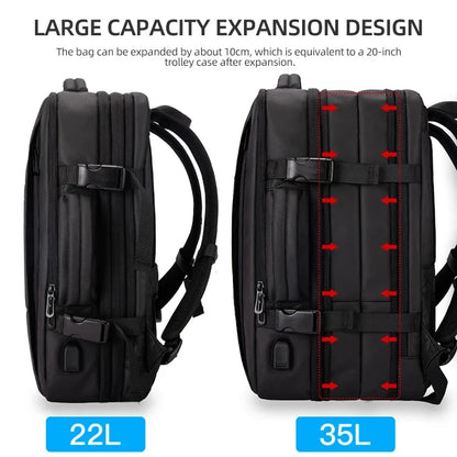 Sac à dos Homme Extensible Grande Capacité Multifonction Voyage Sport