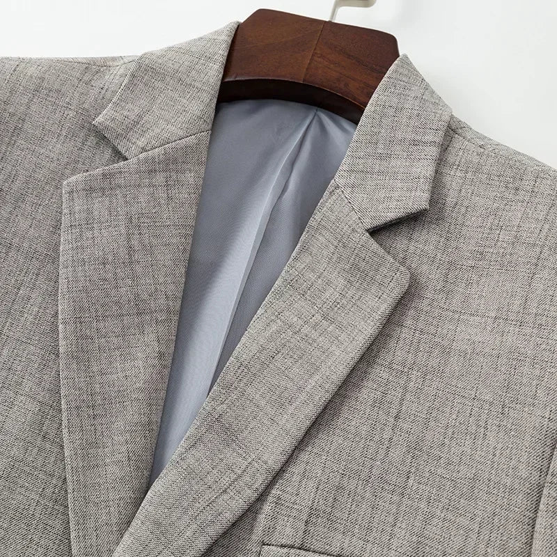 Blazer Homme Élégant Bleu Marine ou Gris