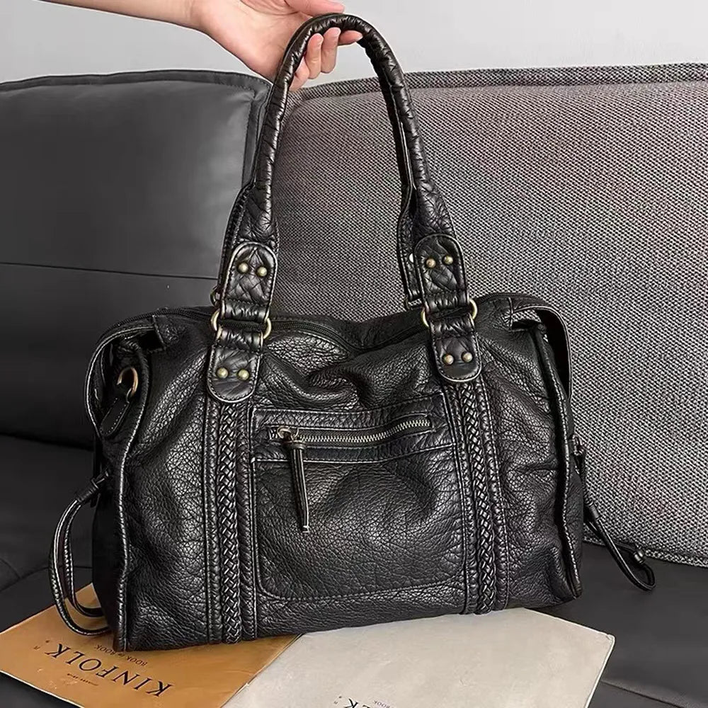 Sac à main femme noir chic et élégant - PanierRoyale