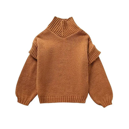 Pull Grande Taille Col Roulé Chaud Hiver