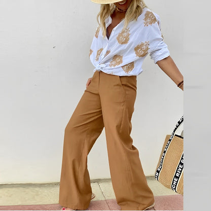 Blouse Femme Été Décontractée Chic