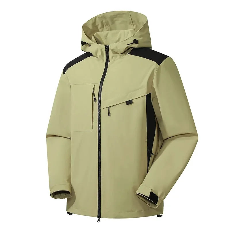 Veste de ski Homme Imperméable Capuche Confortable Coupe Casual