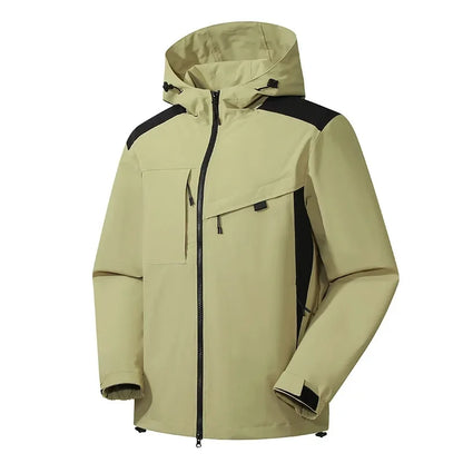 Veste de ski Homme Imperméable Capuche Confortable Coupe Casual