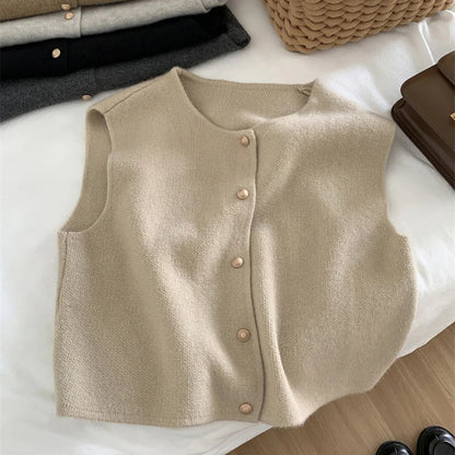Gilet Tricot Chaud et Élégant pour Femme