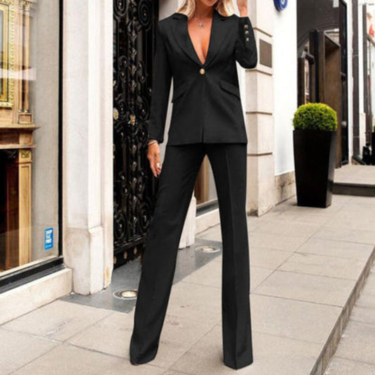 Costume Femme 2 Pièces Tailleur Chic - PanierRoyale