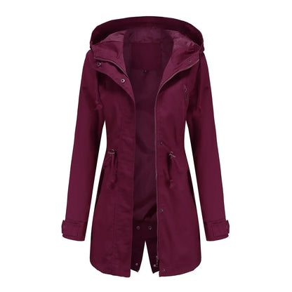 Doudoune Femme Hiver Chic avec Capuche et Doublure Polaire