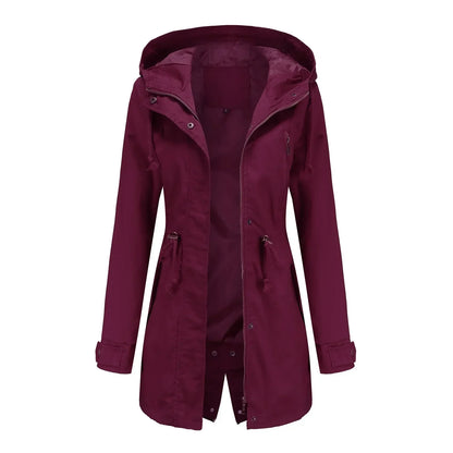 Parka Femme Hiver Doublure Polaire et Capuche Réversible