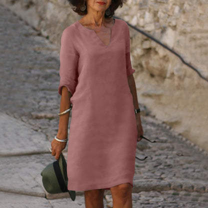 Robe Été Femme Élégante - Robe en Dentelle Legère et Féminine