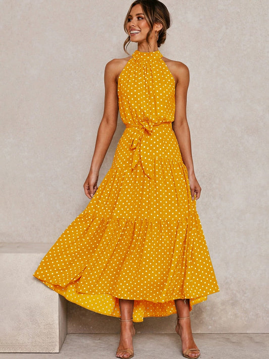 Robe Femme Élégante en Soie Légère pour Été - PanierRoyale
