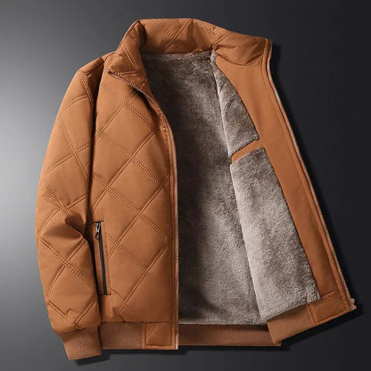 Manteau Homme Hiver Chic avec Capuchon et Fermeture Éclair - PanierRoyale