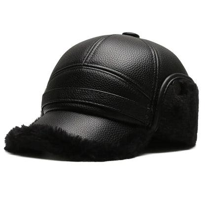 Casquette Hiver Douce avec Oreillettes Amovibles pour Homme - PanierRoyale
