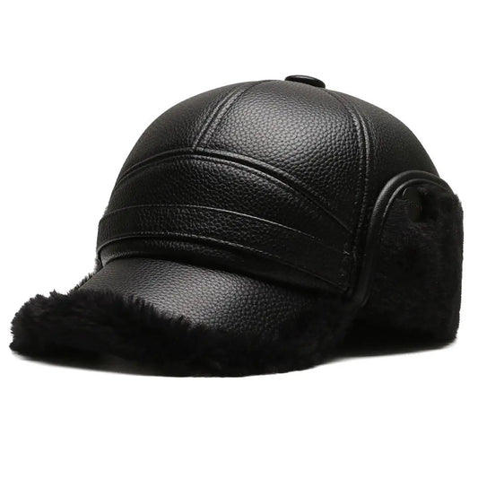 Casquette Hiver Douce avec Oreillettes Amovibles pour Homme - PanierRoyale
