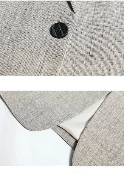 Blazer Homme Élégant Noir