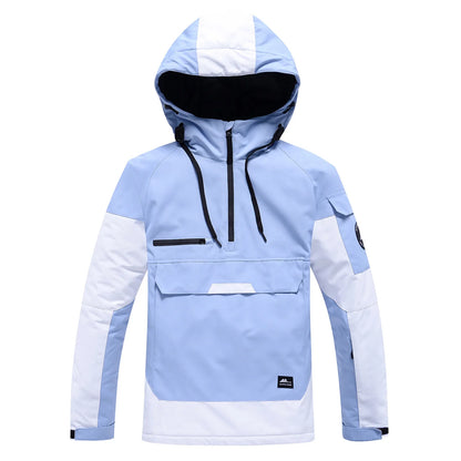 Veste de ski Unisexe Imperméable Coupe-vent avec Capuche Moderne