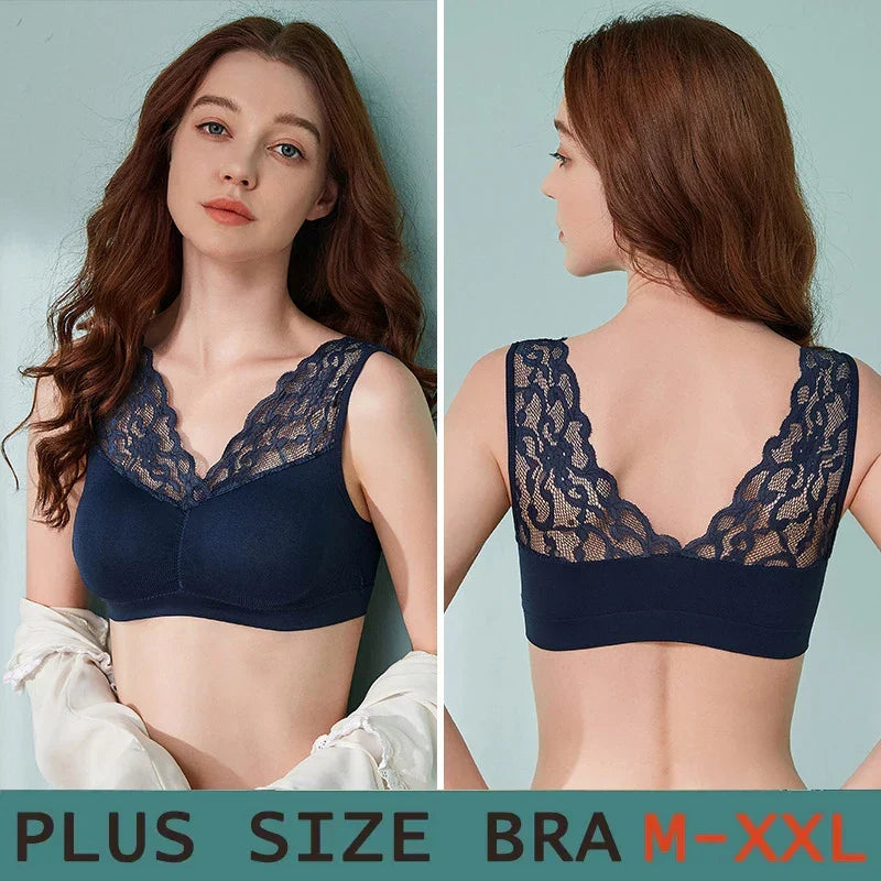 Soutien-gorge Femme Dentelle Sans Armature Confort Léger
