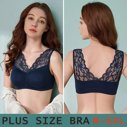 Soutien-gorge Femme Dentelle Sans Armature Confort Léger