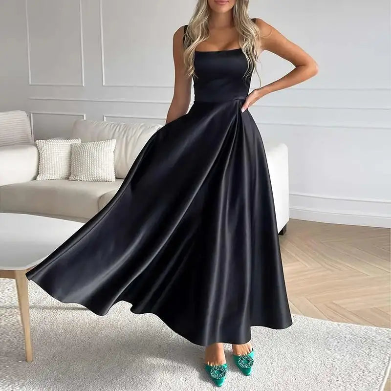 Robe Maxi Femme Coupe Longue Style Moderne - PanierRoyale